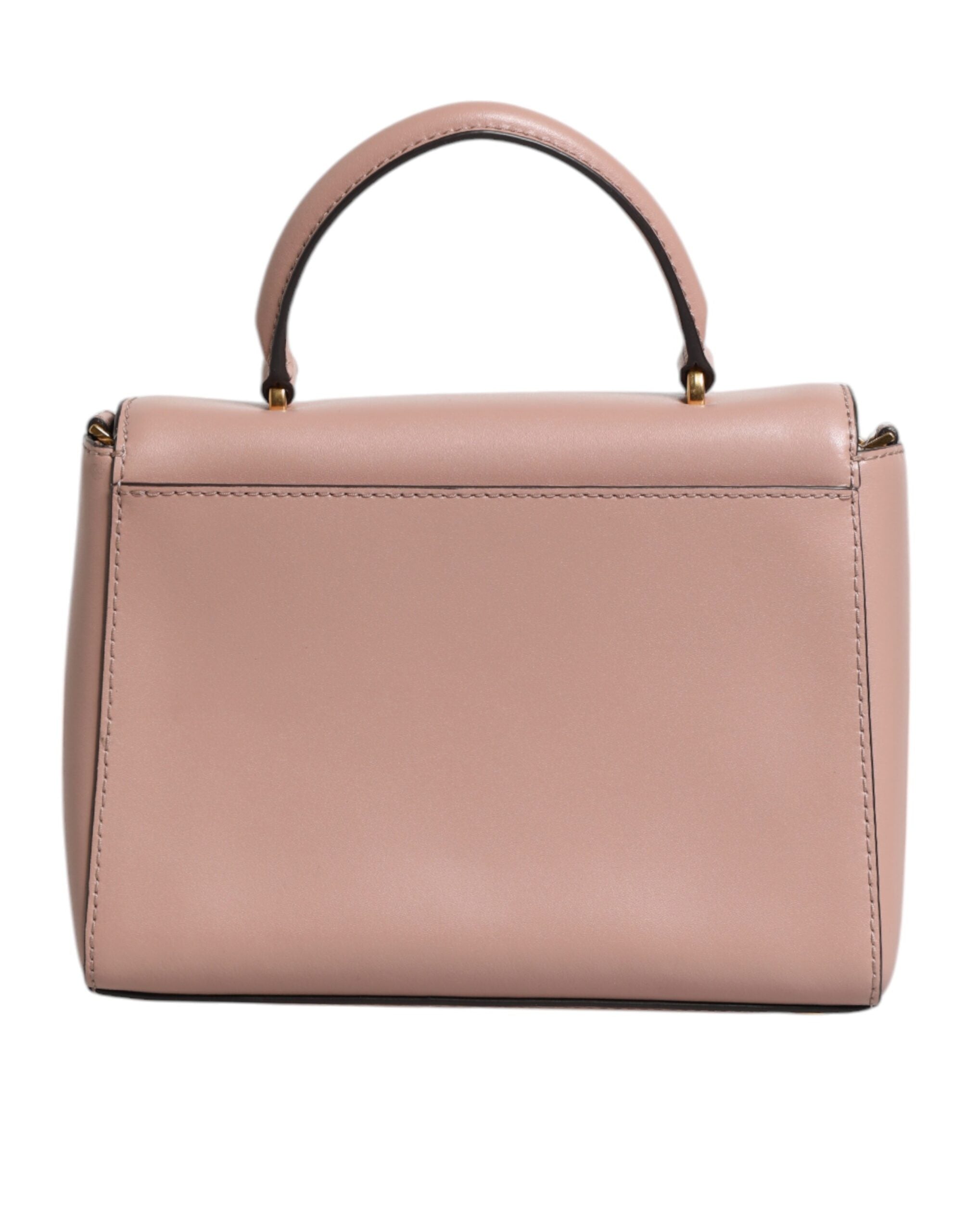 Michael Kors Pink Leather Logo Plaque Crossbody MINDY Satchel Women's Bag