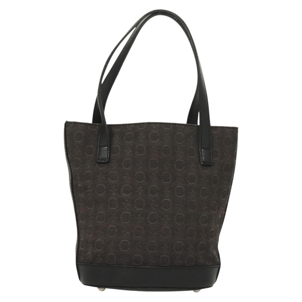 Celine C Macadam Canvas Black Canvas Handbag (Pre-Owned)