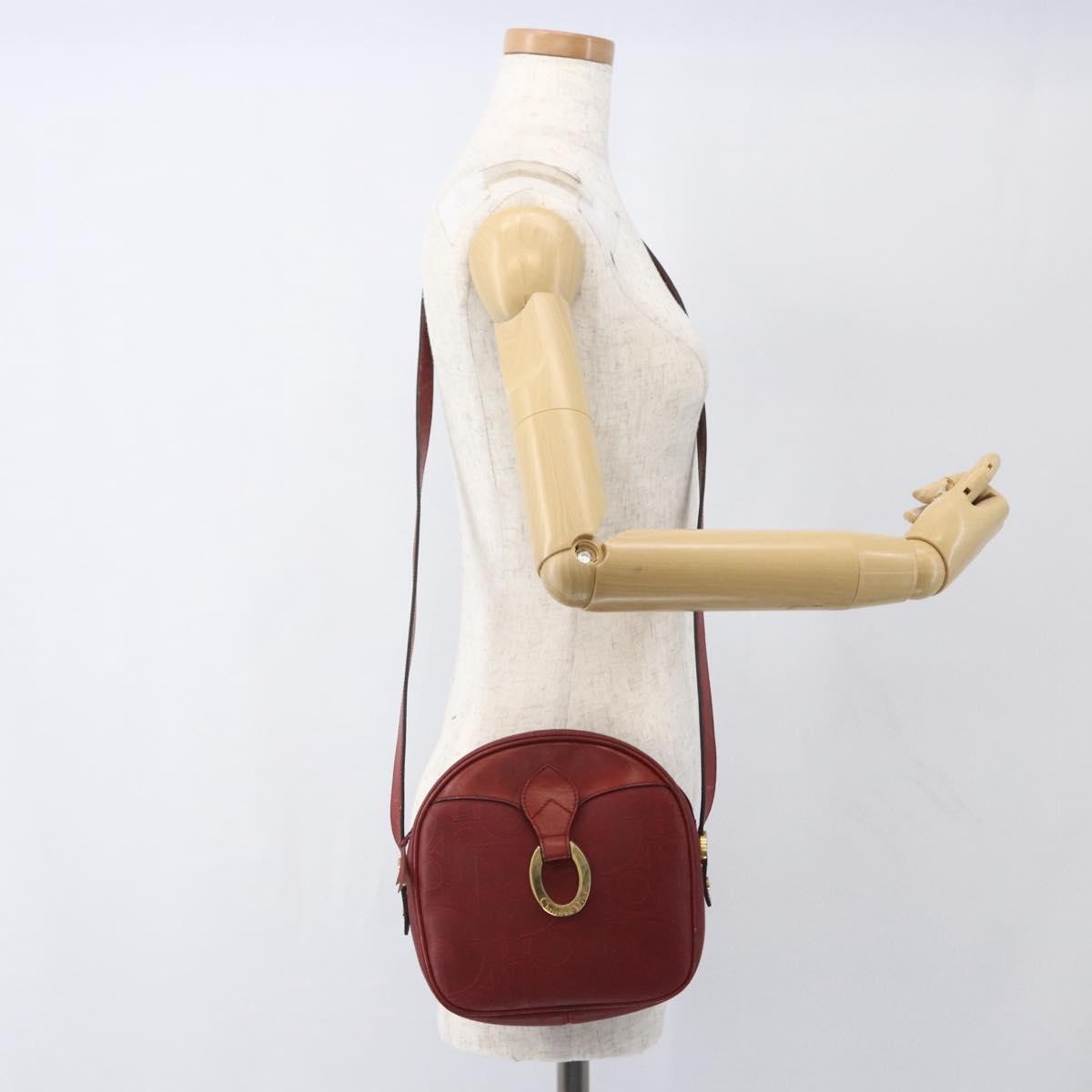 Christian Dior Vintage Trotter Canvas Red Canvas Shoulder Bag Bag (Pre-Owned)