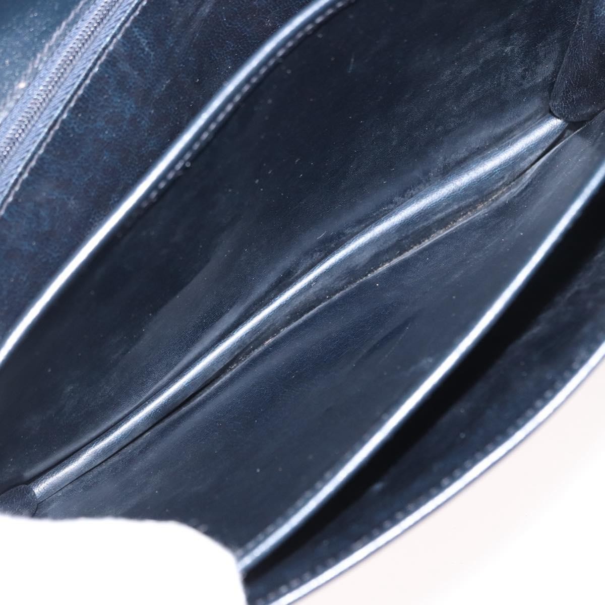 Celine C Sulky Canvas Navy Canvas Shoulder Bag Bag (Pre-Owned)