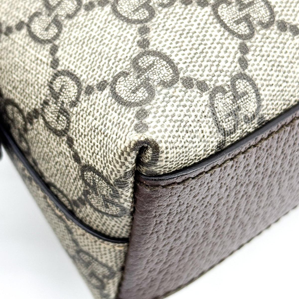 Gucci Ophidia Dome Gg Coated Canvas Brown Canvas Shoulder Bag Bag (Pre-Owned)