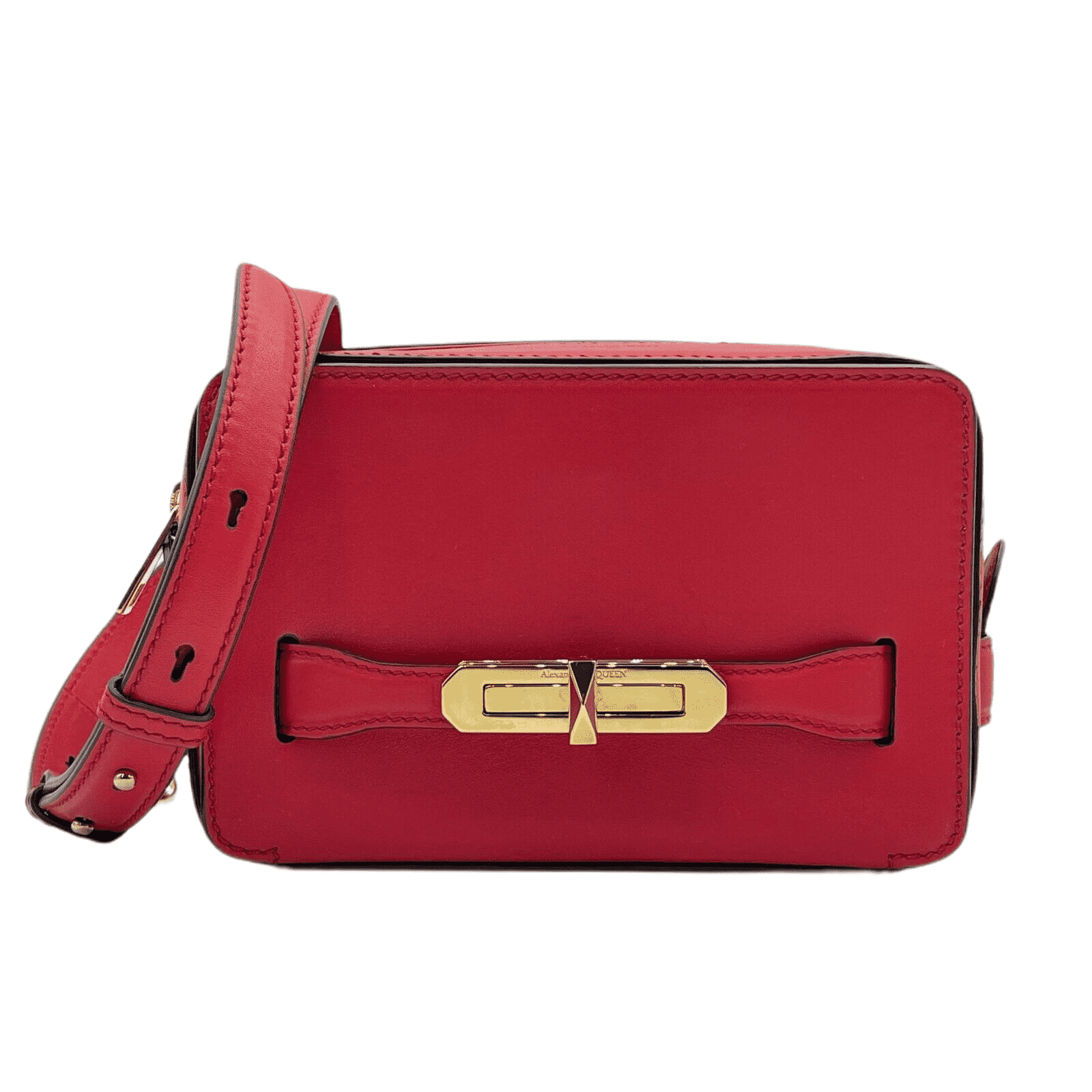 Alexander McQueen Myth Red Leather Crossbody Bag