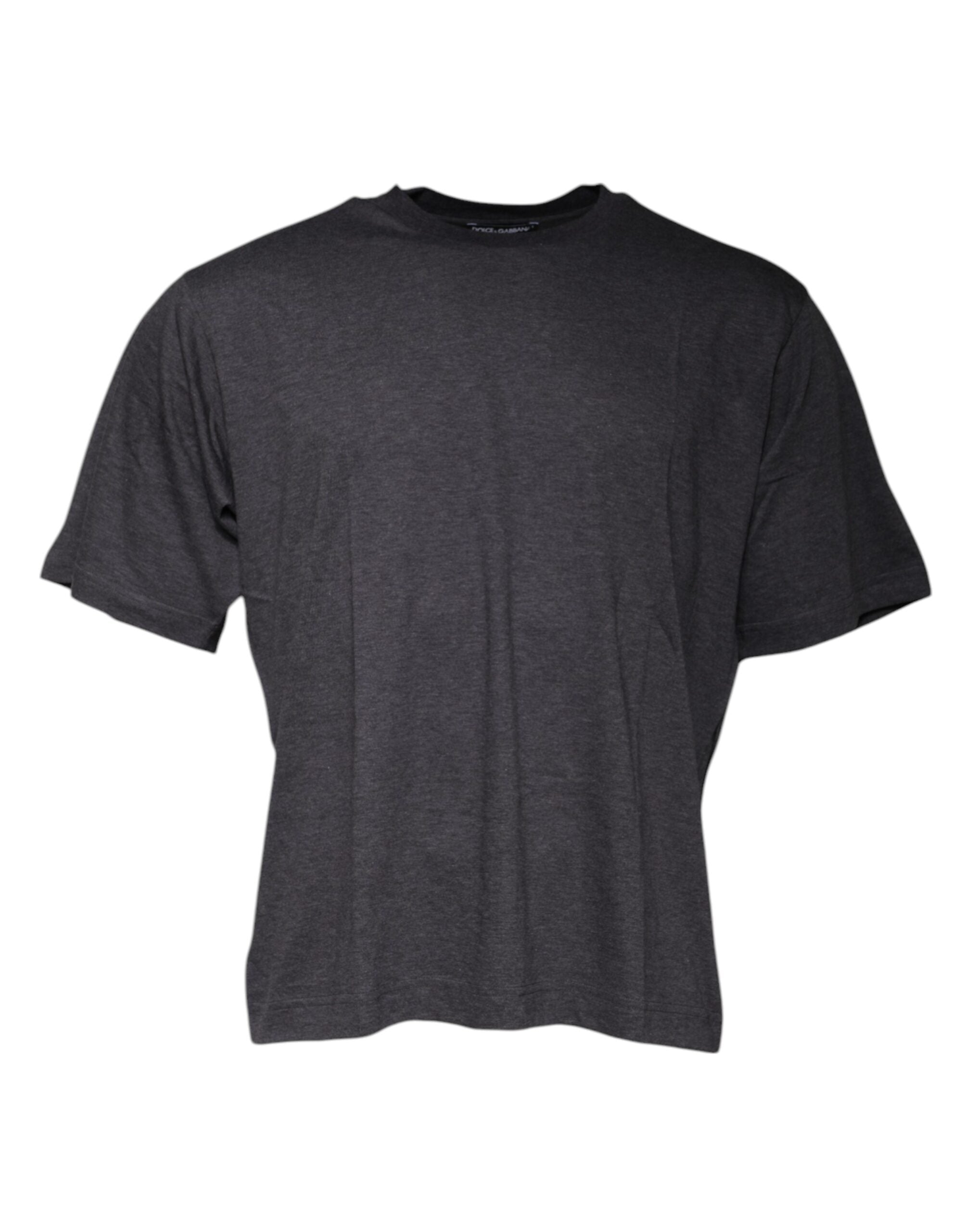 Dolce & Gabbana Dark Gray Crew Neck Short Sleeves Men's T-shirt