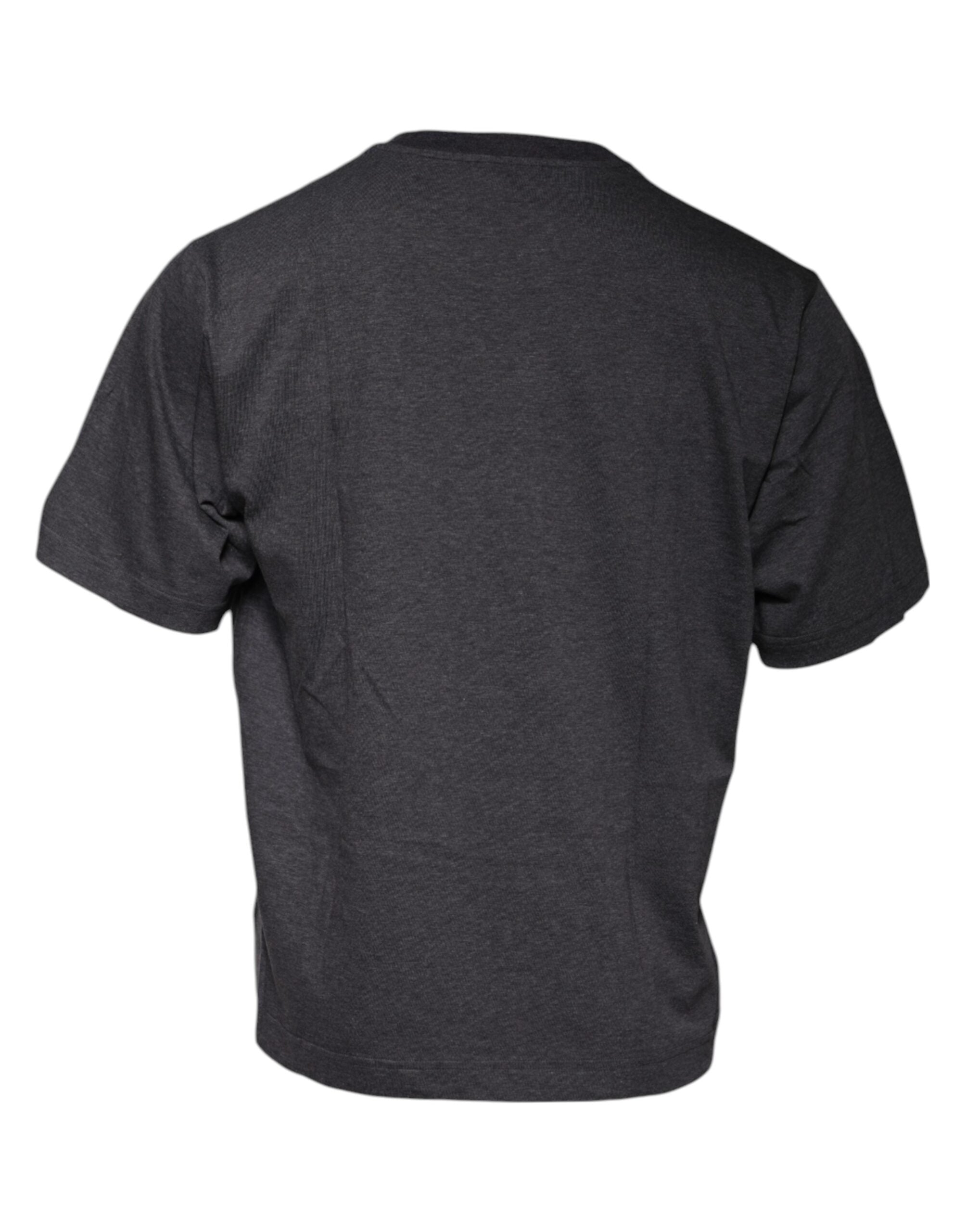 Dolce & Gabbana Dark Gray Crew Neck Short Sleeves Men's T-shirt
