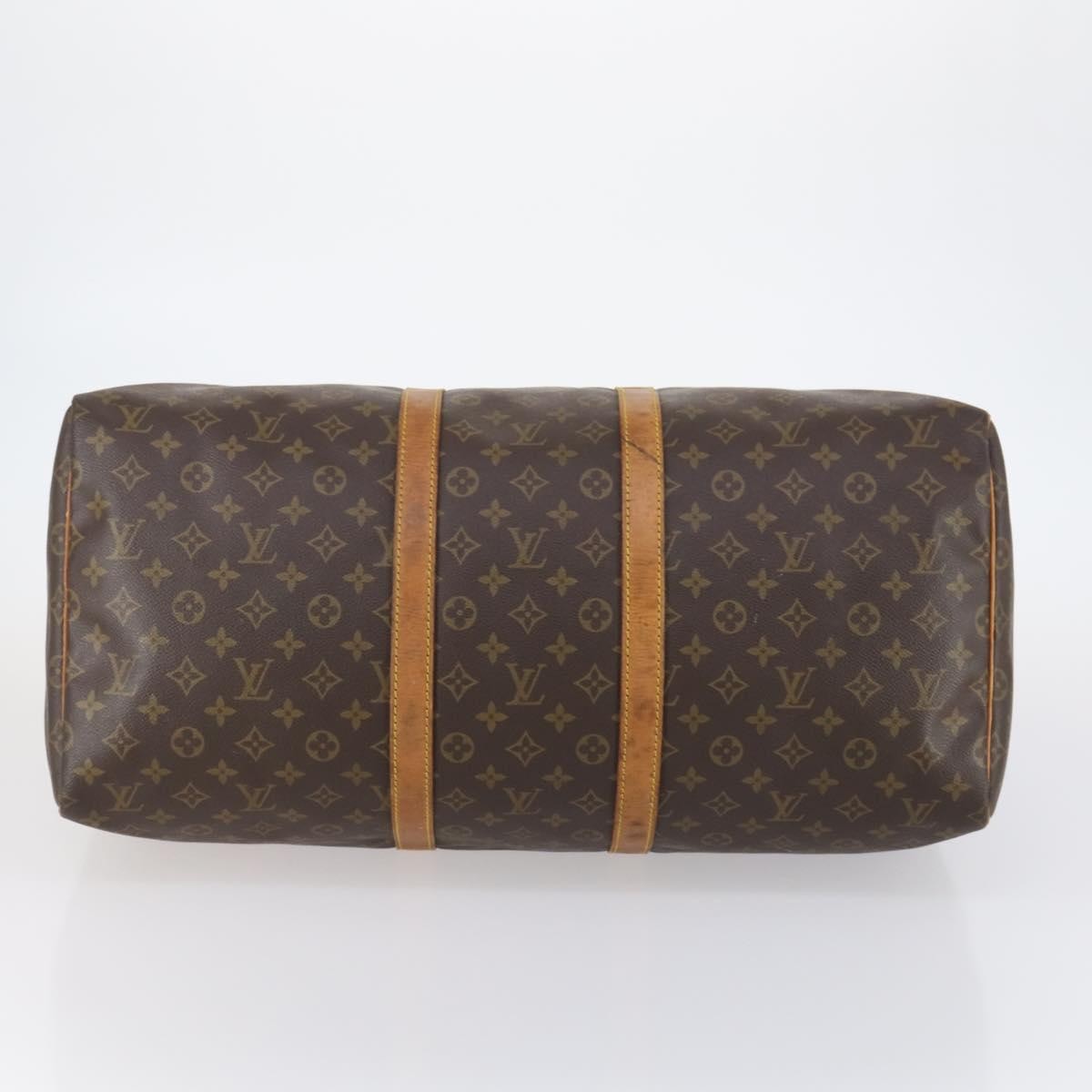 Louis Vuitton Keepall Monogram Canvas Brown Canvas Travel Bag Bag (Pre-Owned)
