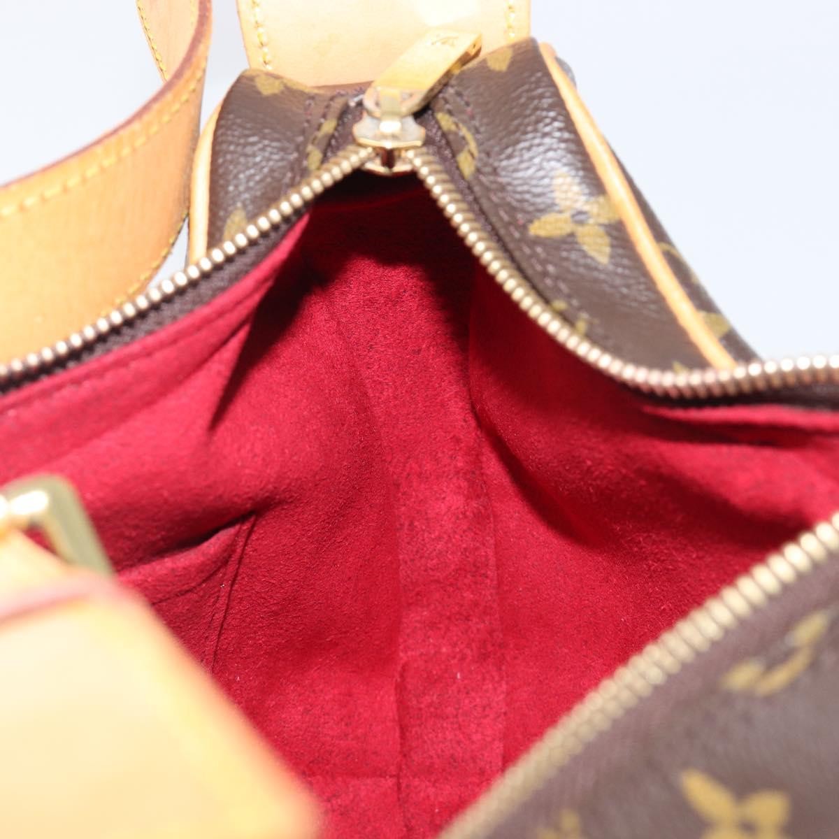 Louis Vuitton Croissant Monogram Brown Canvas Shoulder Bag Bag (Pre-Owned)