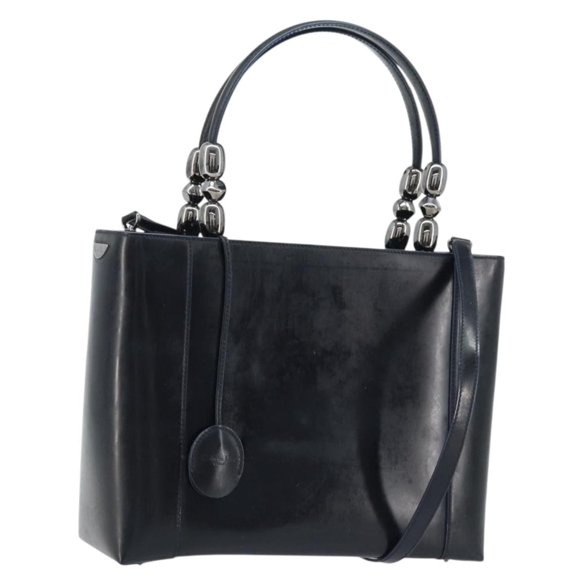 Christian Dior Malice Leather Black Leather Handbag (Pre-Owned)