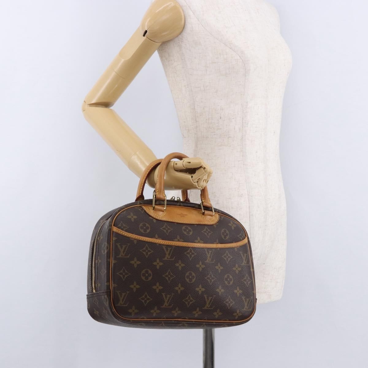 Louis Vuitton Trouville Monogram Canvas Brown Canvas Handbag (Pre-Owned)