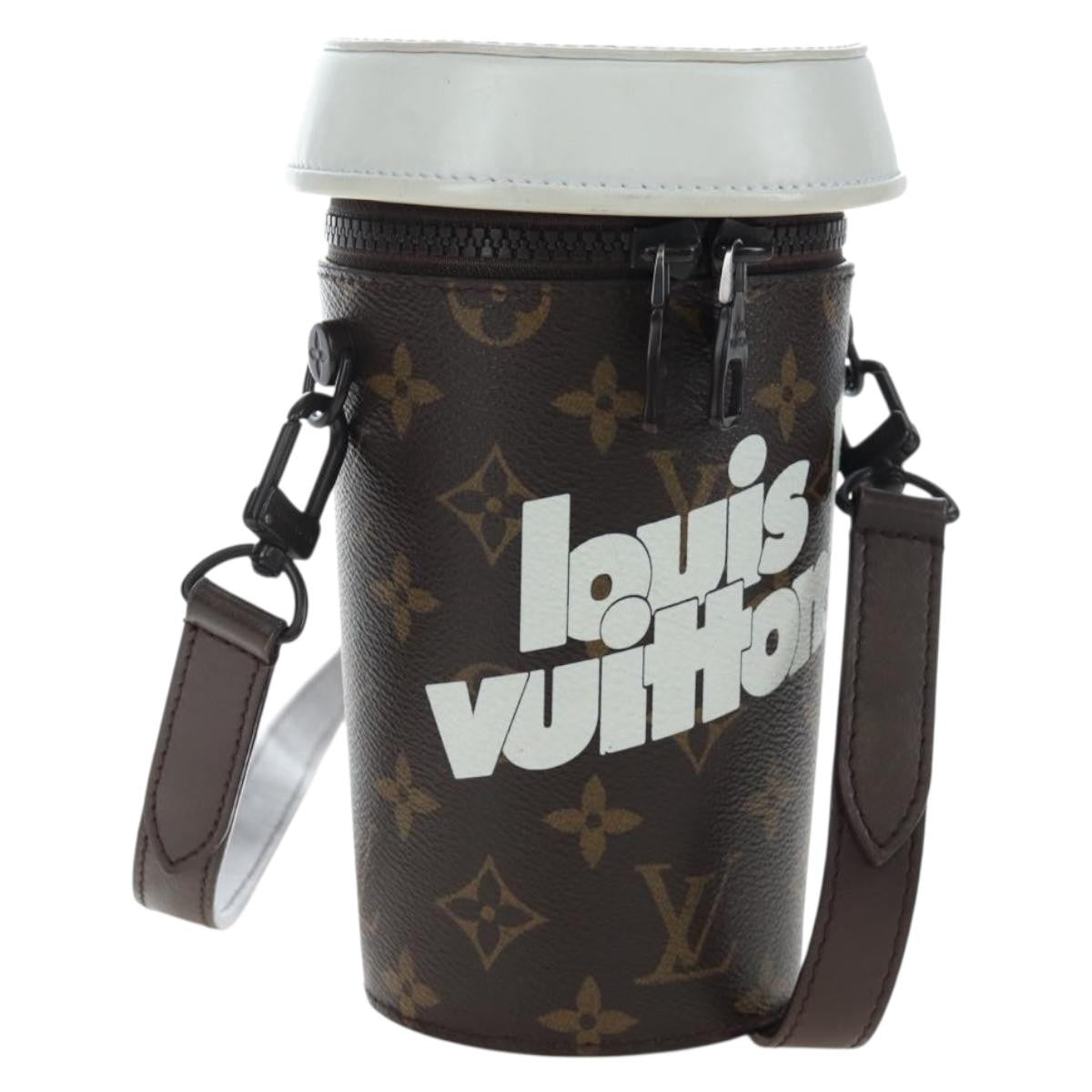Louis Vuitton Coffee Cup Convertible Everyday Signature Vintage Monogram Canvas Brown Canvas Shoulder Bag Bag (Pre-Owned)