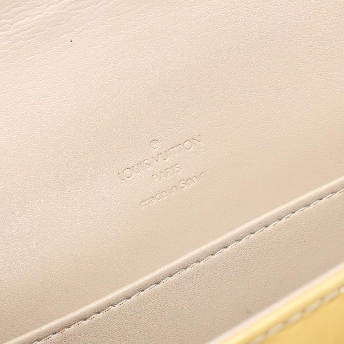 Louis Vuitton Thompson Street Monogram Vernis Beige Patent_Leather Shoulder Bag Bag (Pre-Owned)