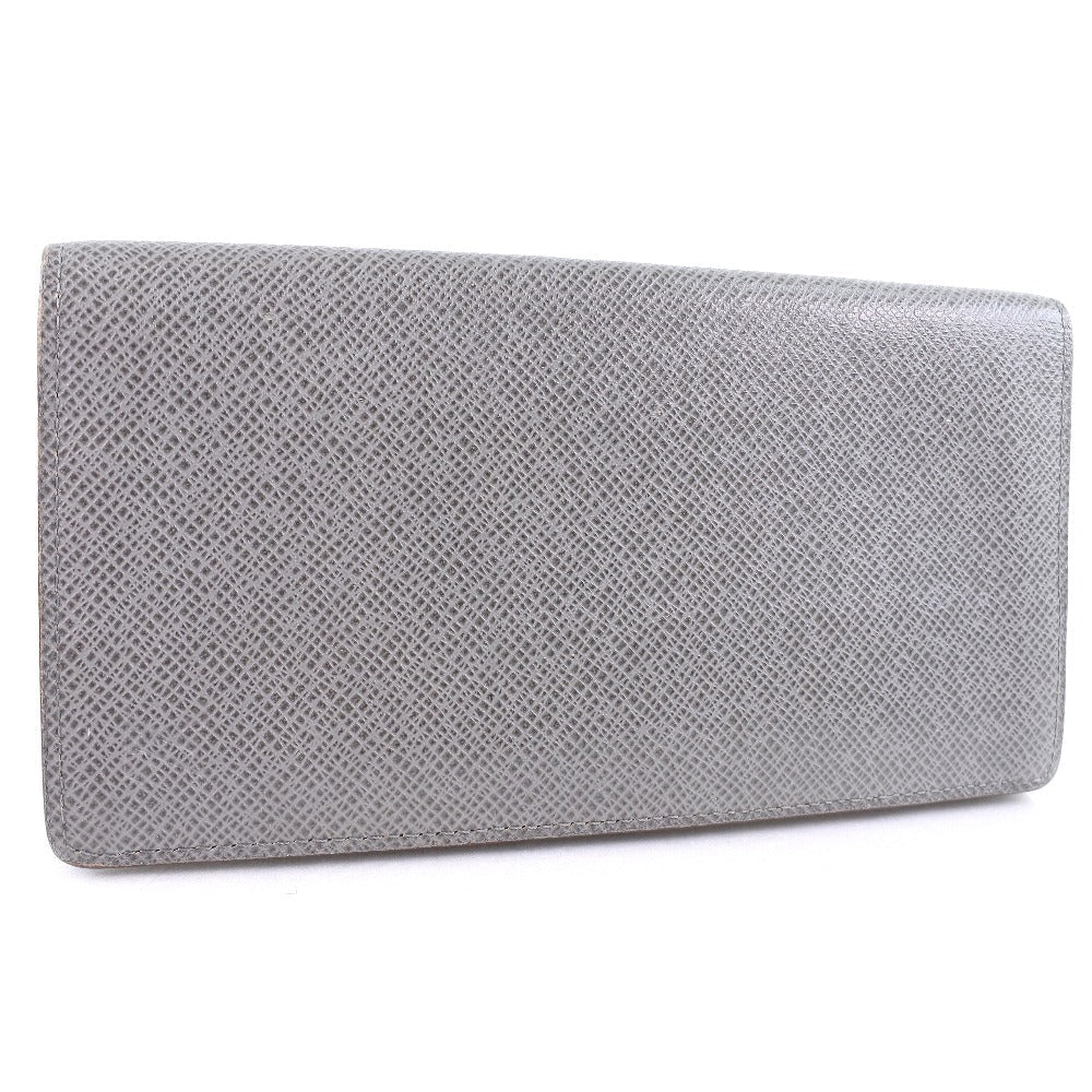 Louis Vuitton Brazza Grey Leather Wallet (Pre-Owned)