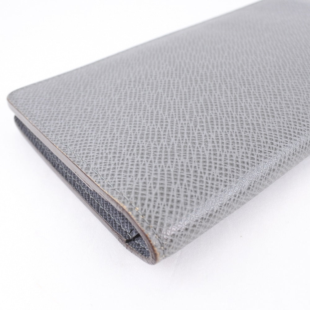 Louis Vuitton Brazza Grey Leather Wallet (Pre-Owned)