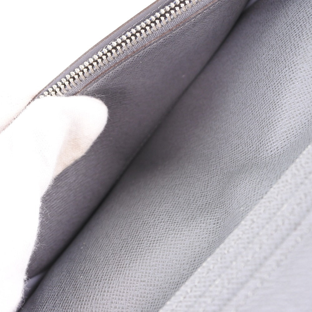 Louis Vuitton Brazza Grey Leather Wallet (Pre-Owned)