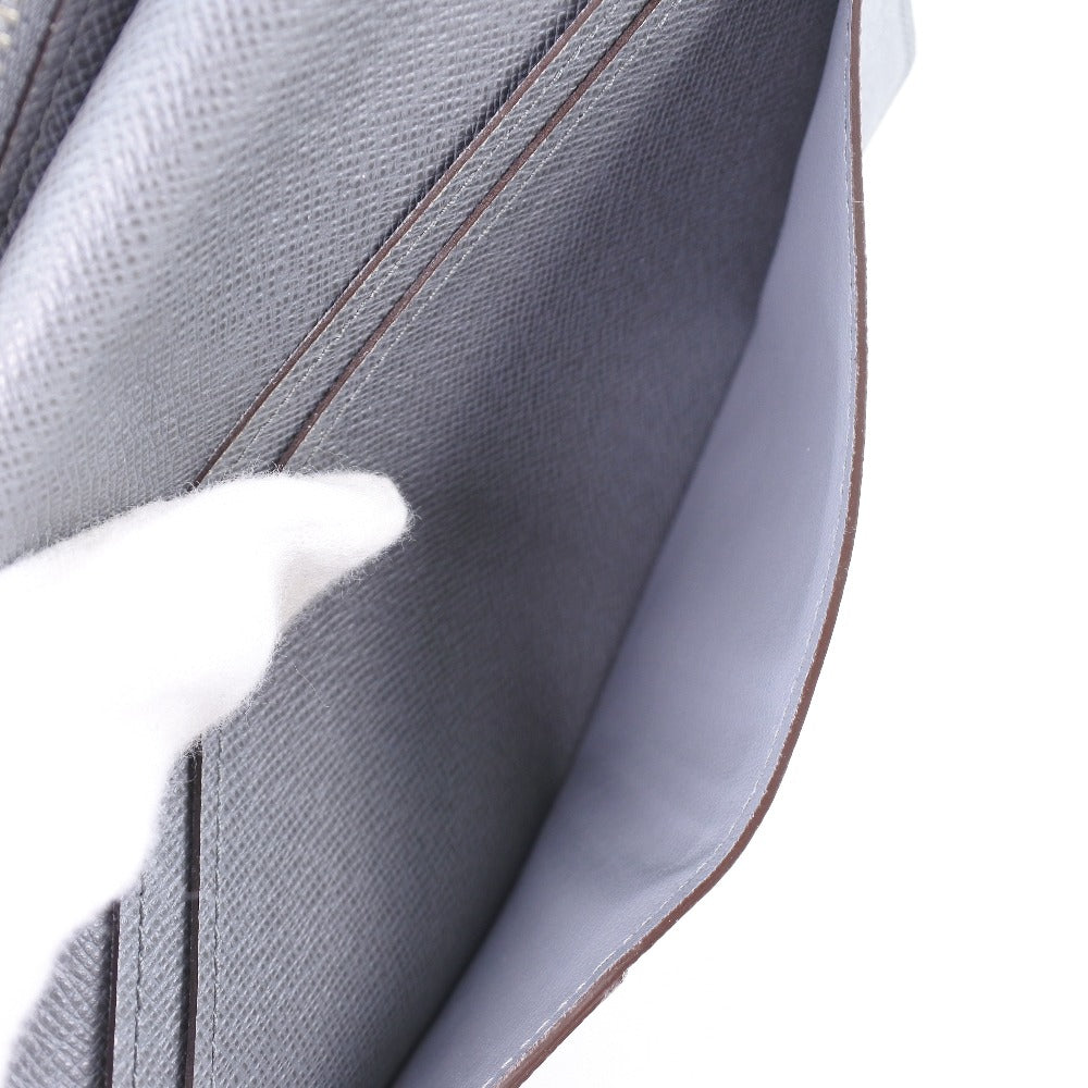 Louis Vuitton Brazza Grey Leather Wallet (Pre-Owned)