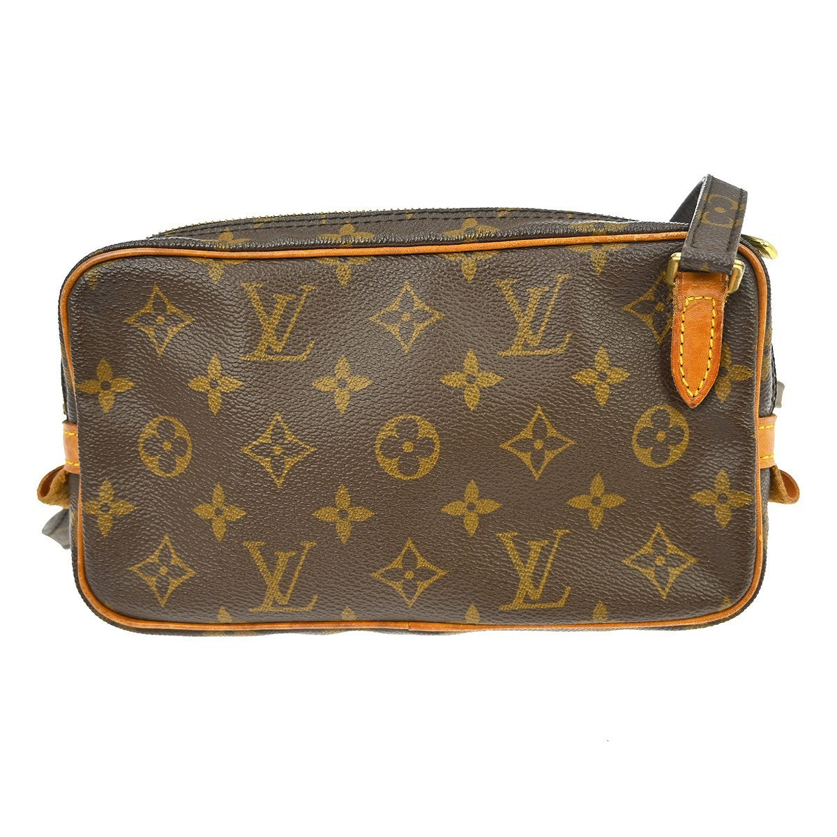Louis Vuitton Pochette Marly Bandouliere Monogram Canvas Brown Canvas Shoulder Bag Bag (Pre-Owned)