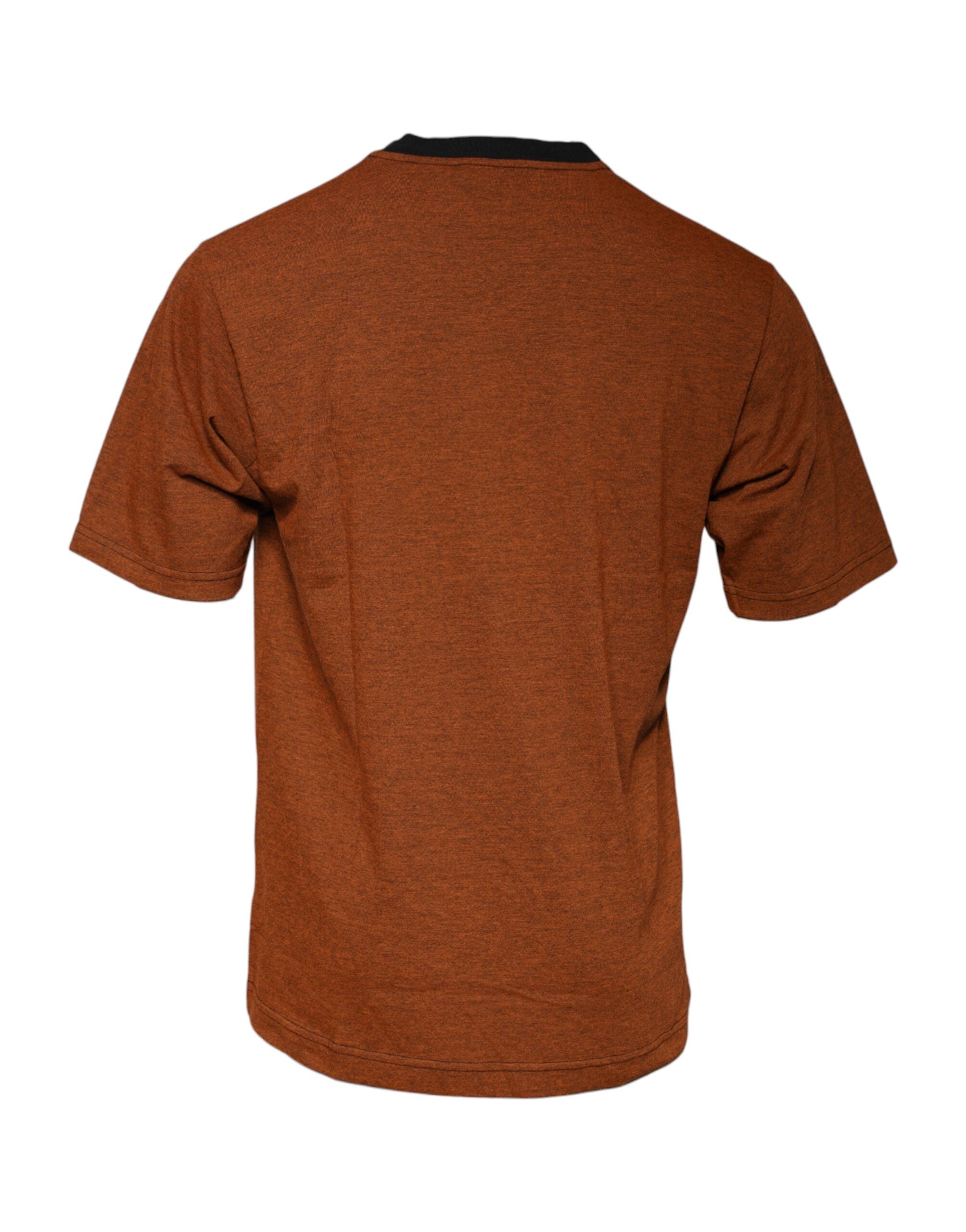Dolce & Gabbana Brown DG Logo Polyester Crew Neck Men's T-shirt