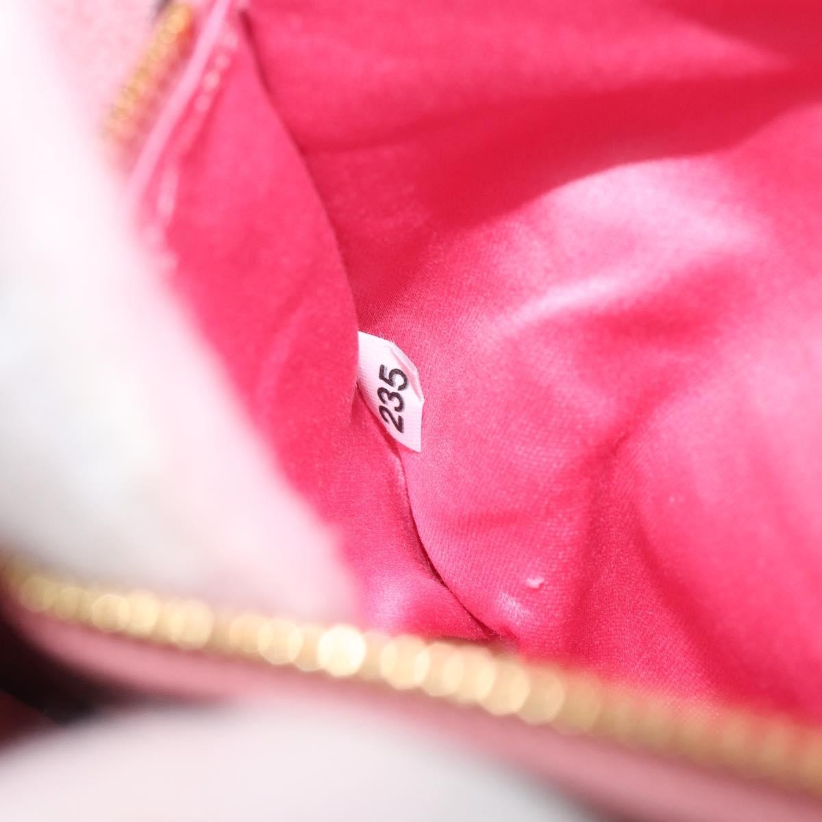 Miu Miu Madras Crystal Flap Leather Pink Leather Crossbody Bag Bag (Pre-Owned)