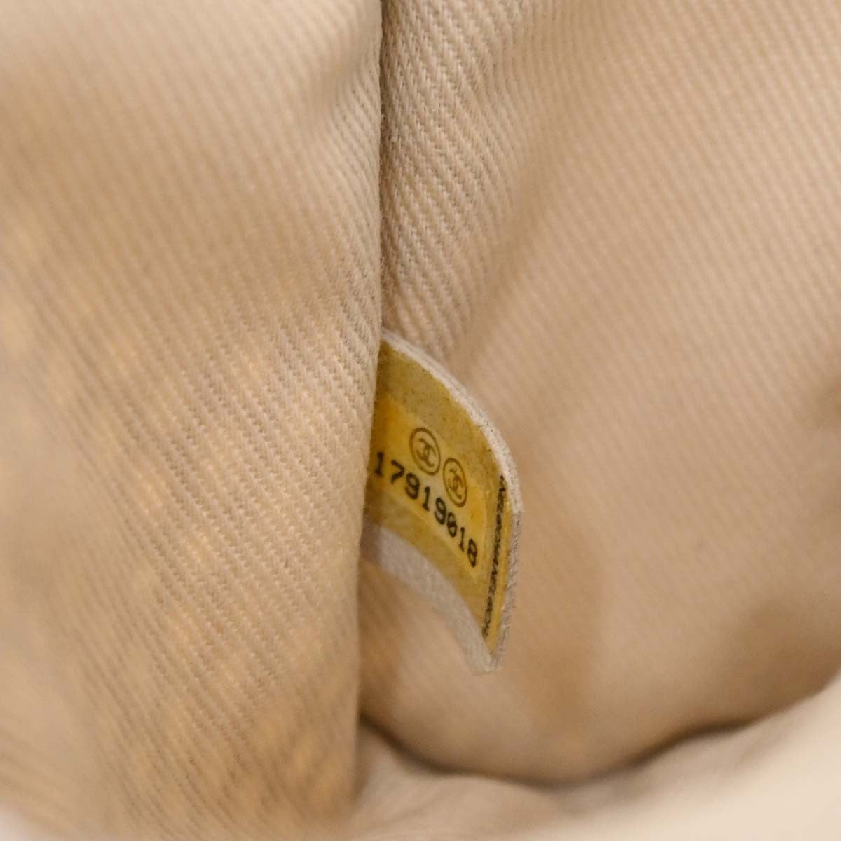 Chanel Up In The Air Top Handle Perforated Leather White Leather Tote Bag Bag (Pre-Owned)