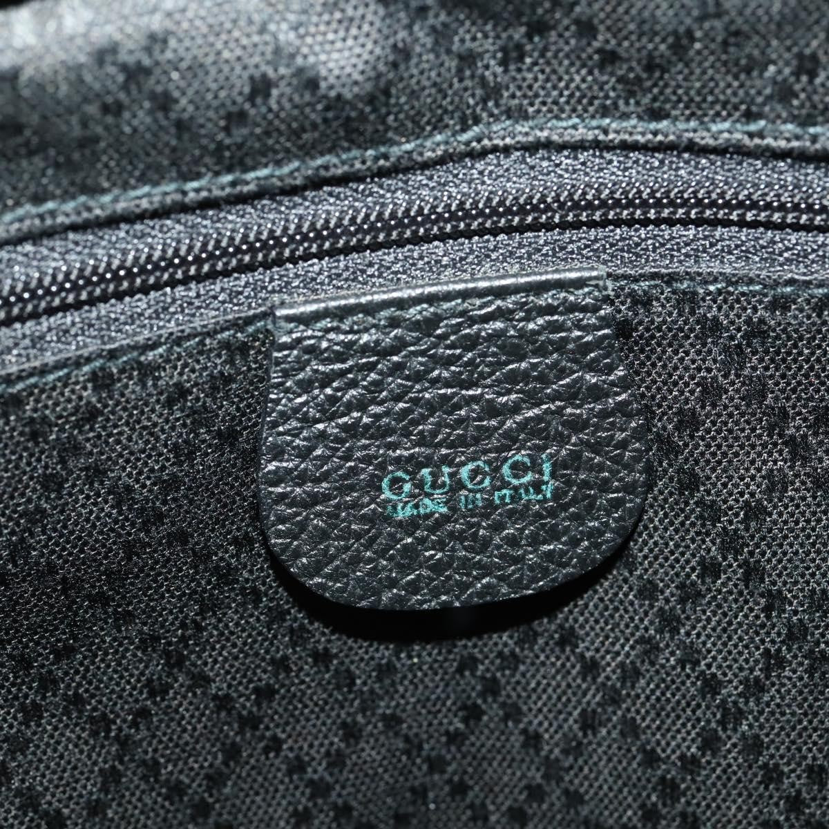 Gucci Bamboo Suede Black Suede Tote Bag Bag (Pre-Owned)