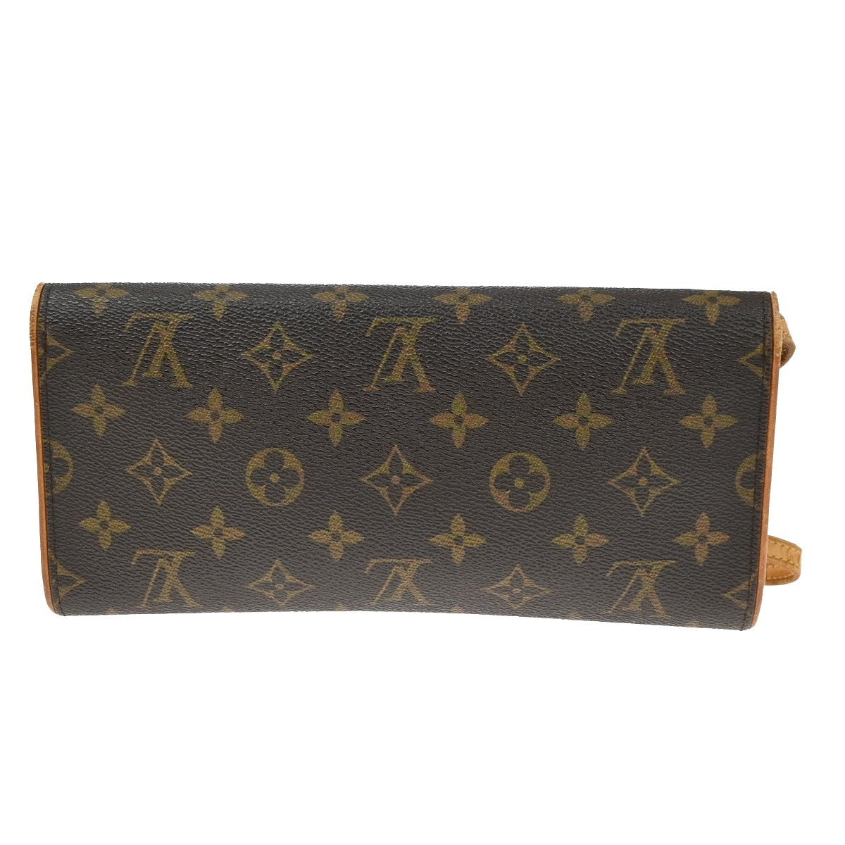 Louis Vuitton Twin Monogram Canvas Brown Canvas Clutche & Pouche Bag (Pre-Owned)