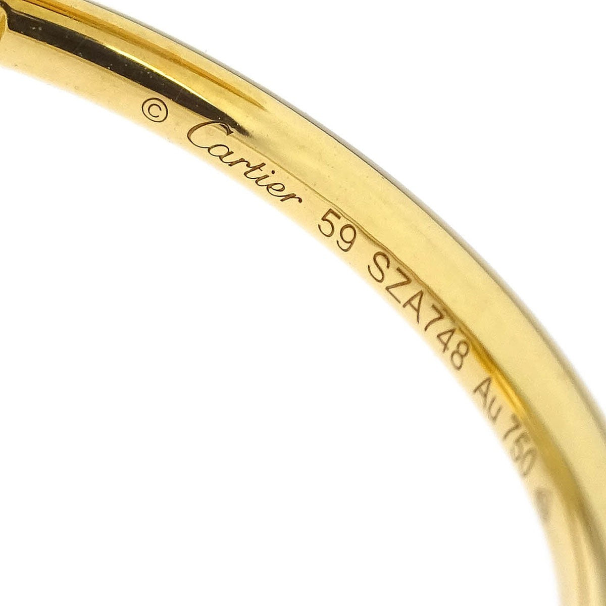 Cartier Juste Un Clou 18K Yellow Gold Gold Yellow_Gold Ring Jewelry (Pre-Owned)