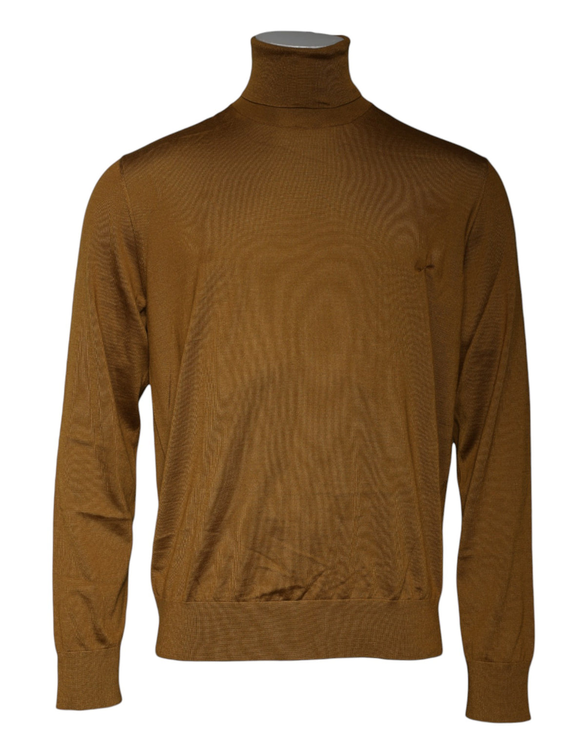 Dolce & Gabbana Brown Cashmere Turtleneck Pullover Men's Sweater (Pre-Owned)