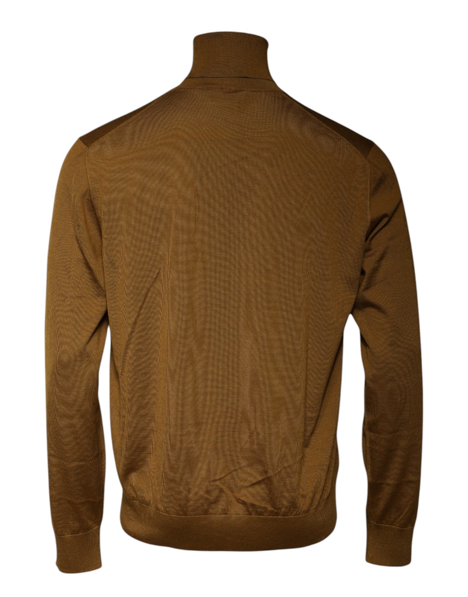 Dolce & Gabbana Brown Cashmere Turtleneck Pullover Men's Sweater (Pre-Owned)