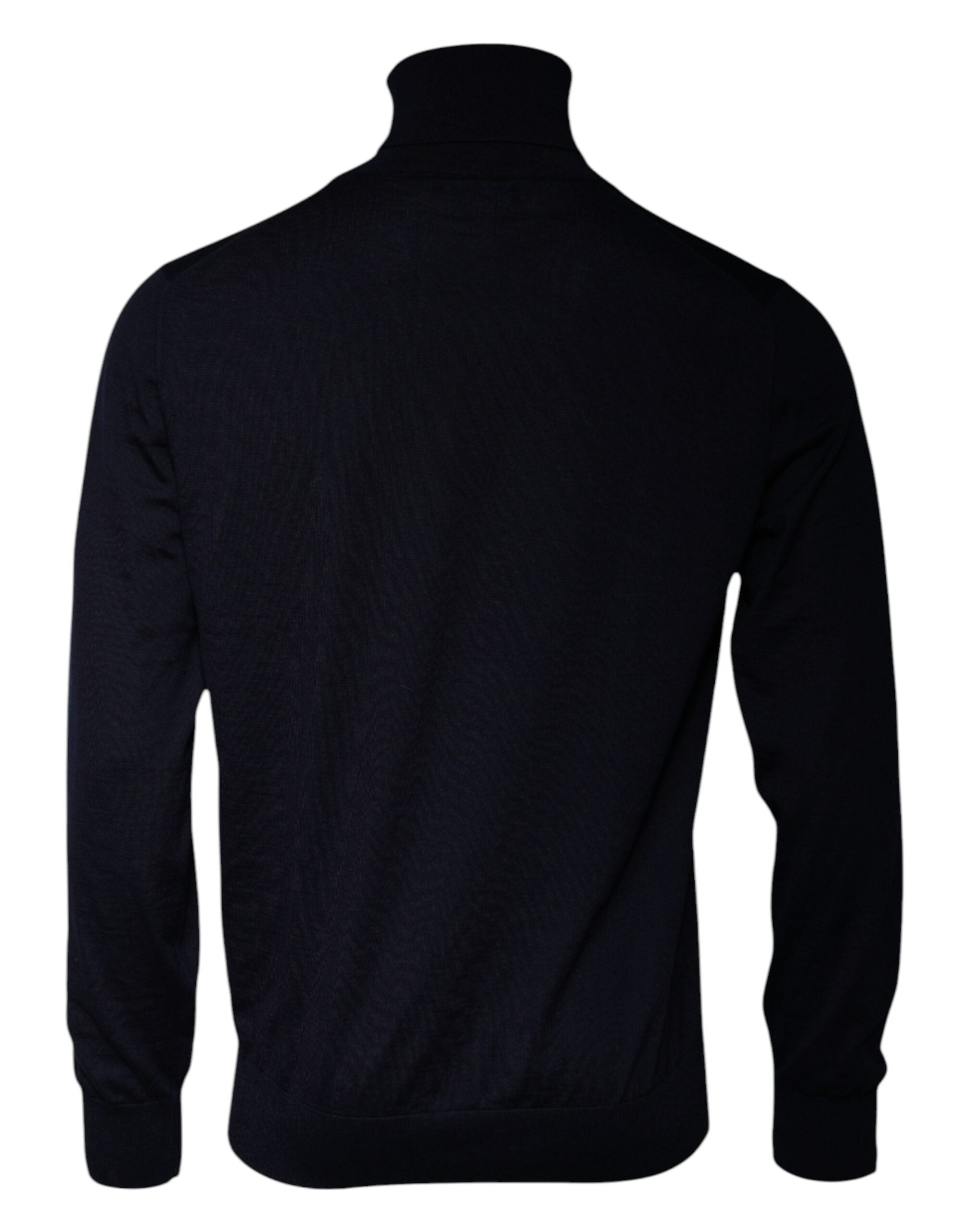 Dolce & Gabbana Blue Cashmere Turtleneck Pullover Men's Sweater (Pre-Owned)