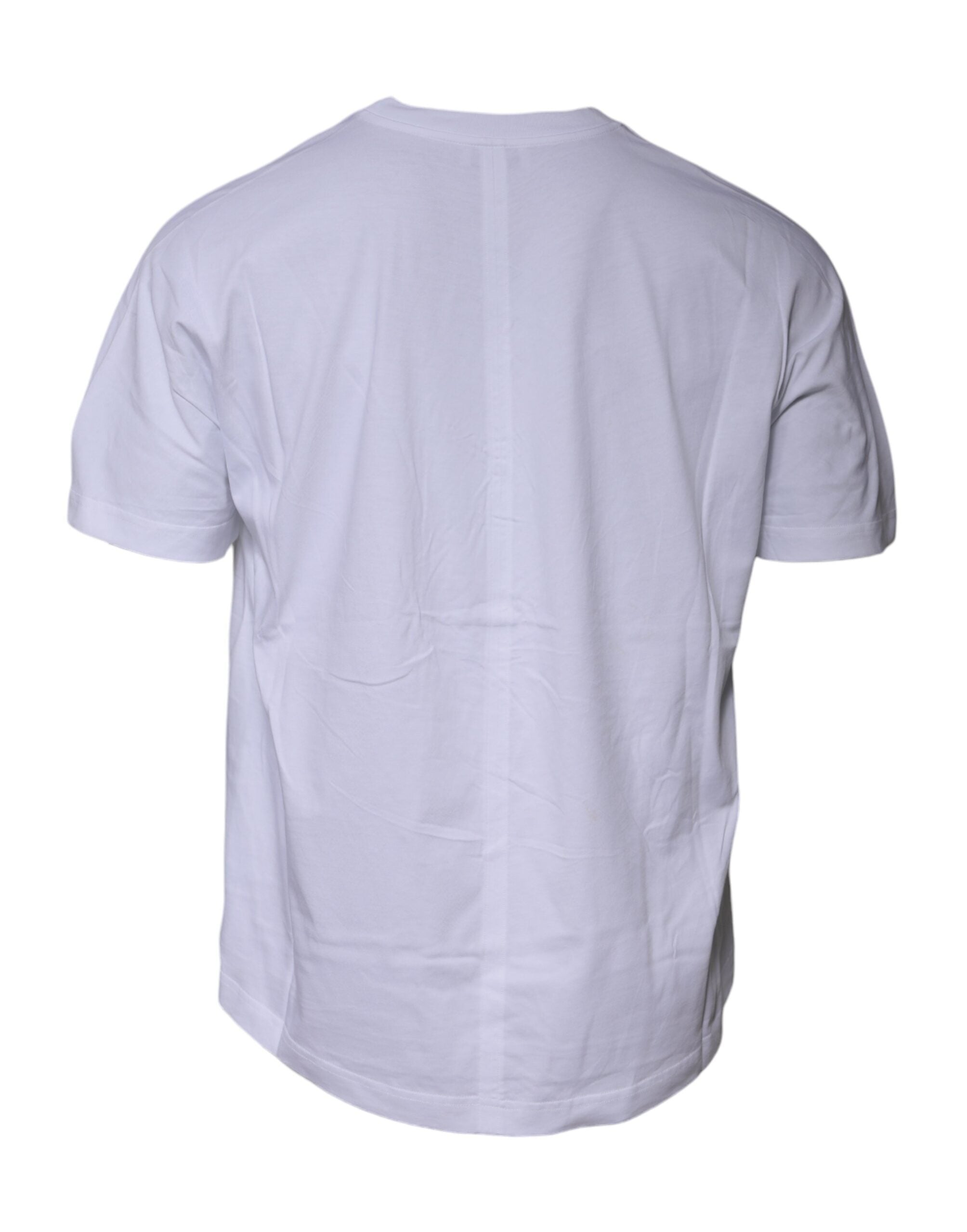 Balenciaga White Logo Cotton Crew Neck Short Sleeves Men's T-shirt (Pre-Owned)