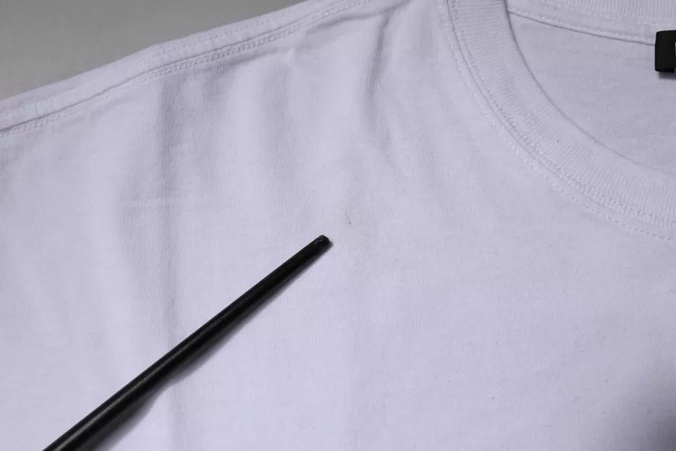 Balenciaga White Logo Cotton Jersey Crew Neck Short Sleeves Men's T-shirt (Pre-Owned)