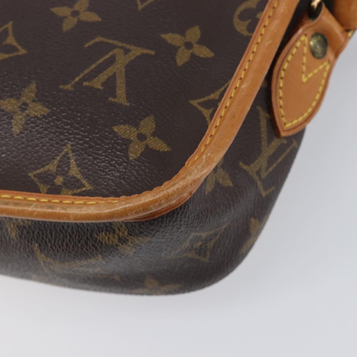 Louis Vuitton Sac Gibeciere Messenger Monogram Canvas Brown Canvas Shoulder Bag Bag (Pre-Owned)