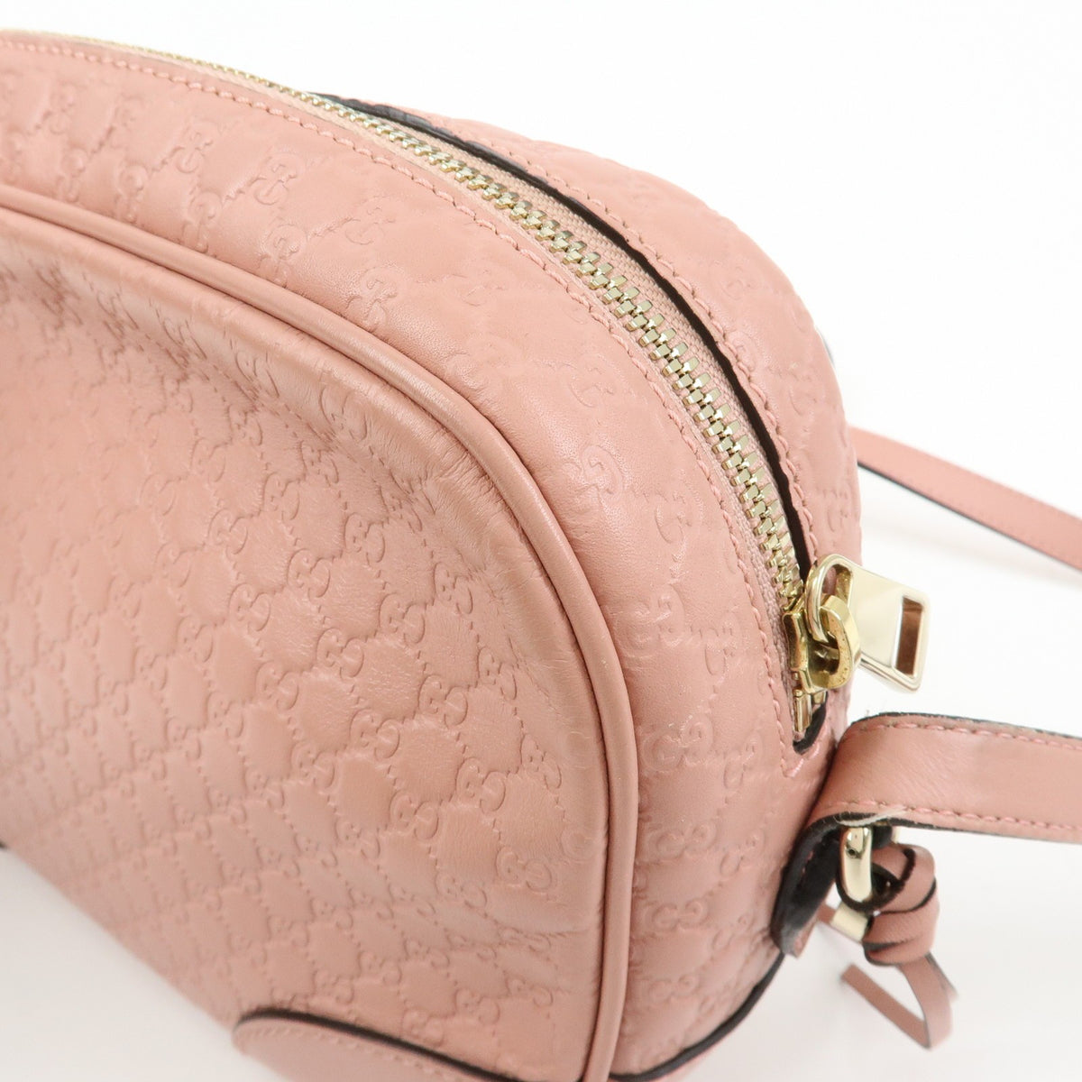 Gucci Bree Disco Microguccissima Leather Pink Leather Crossbody Bag Bag (Pre-Owned)