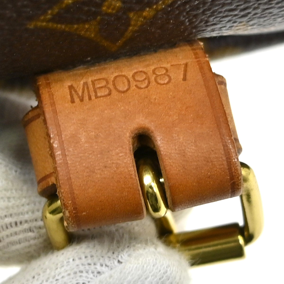Louis Vuitton Saumur Monogram Canvas Brown Canvas Shoulder Bag Bag (Pre-Owned)
