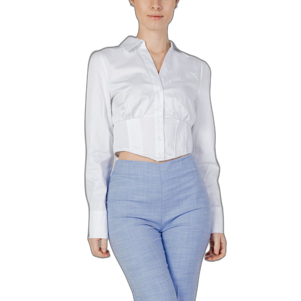 Guess White Cotton Women's Shirt