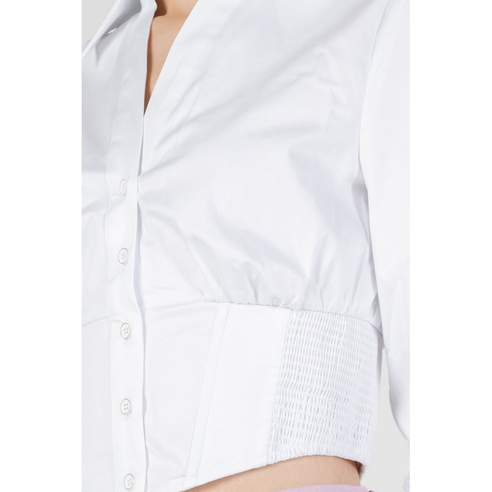 Guess White Cotton Women's Shirt