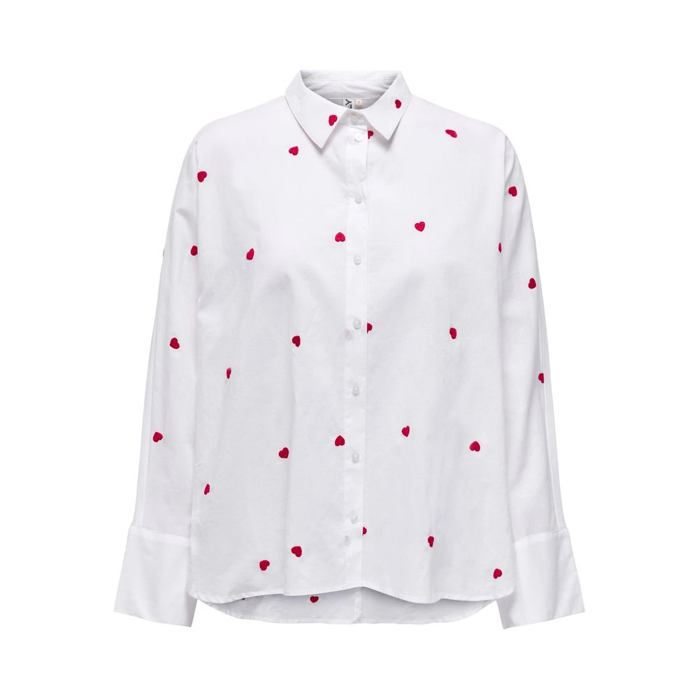 Only White Cotton Women's Shirt