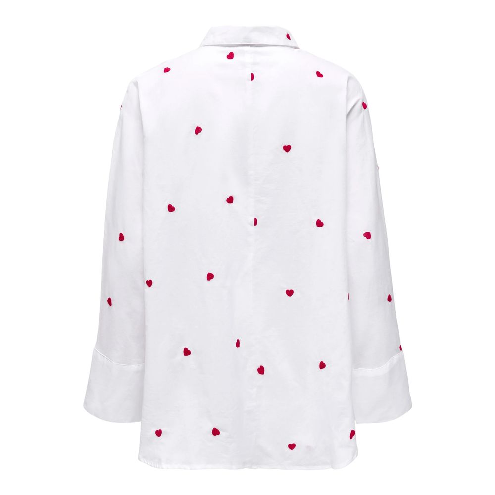 Only White Cotton Women's Shirt