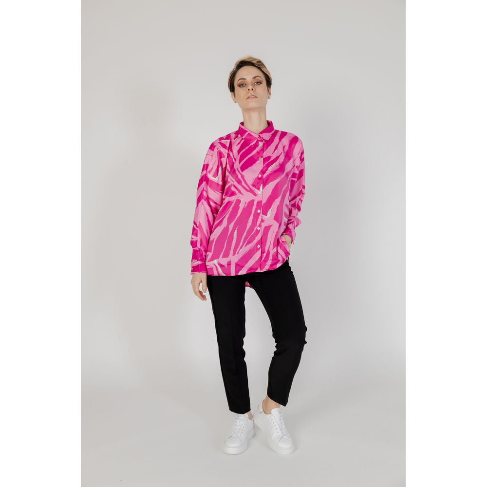 Only Pink Polyester Women's Shirt