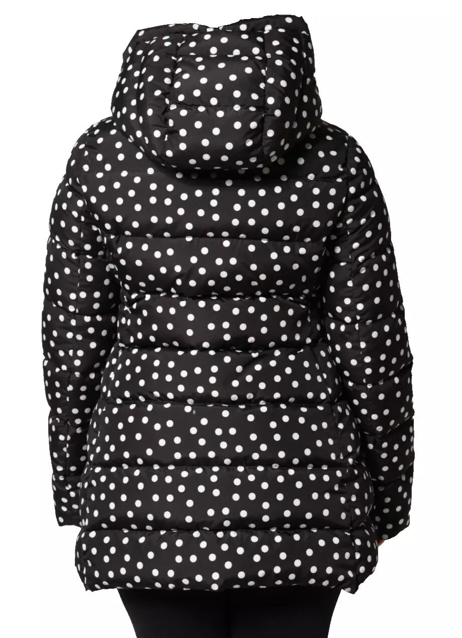 Dolce & Gabbana Black Polyester Hooded Reversible Women's Jacket