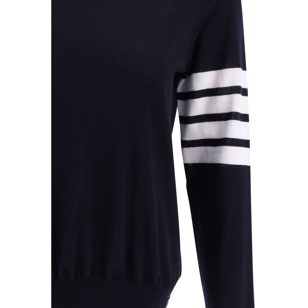 Thom Browne Blue Wool Oves Aries Women's Sweatshirt