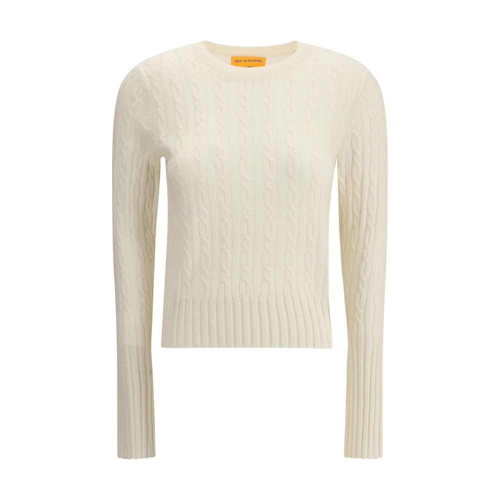 Guest in Residence Cashmere Braided Women's Sweater