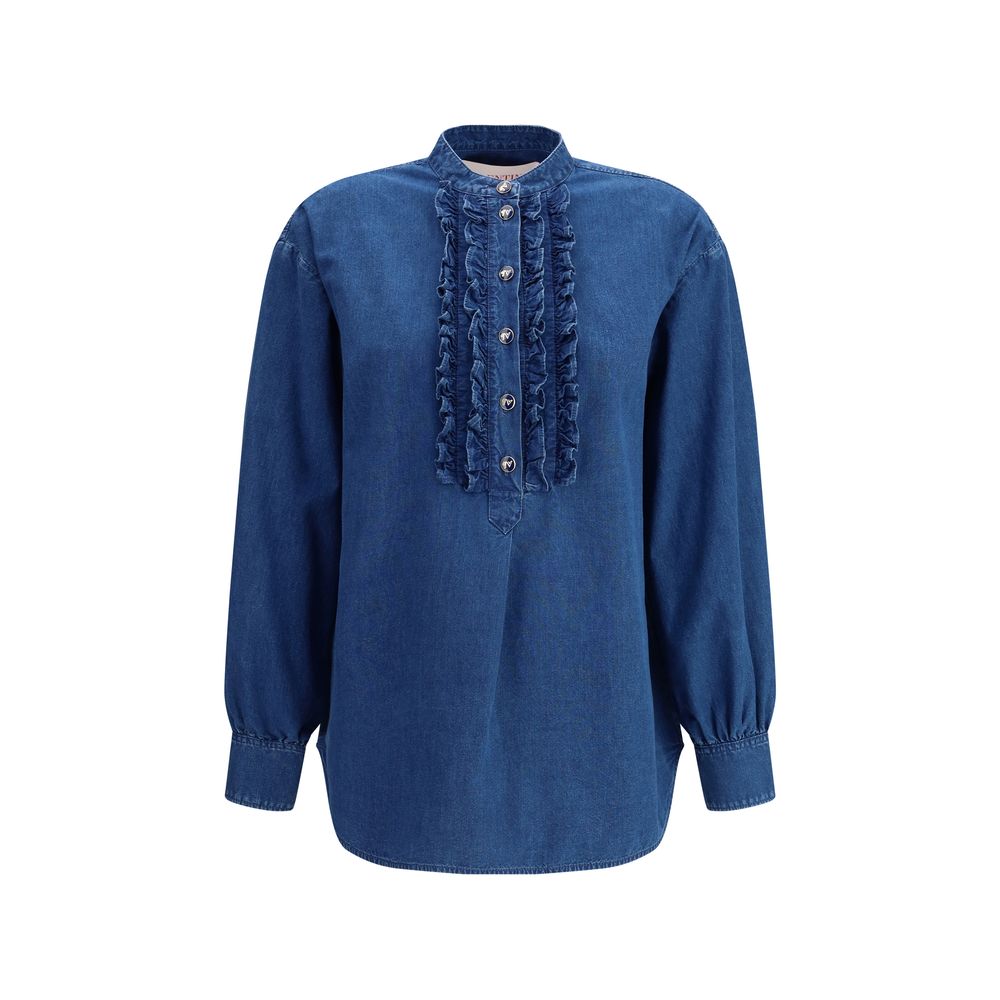 Valentino Ruffle denim Women's Shirts