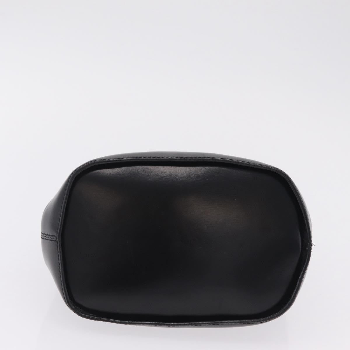 Celine Shoulder Leather Black Leather Shoulder Bag Bag (Pre-Owned)