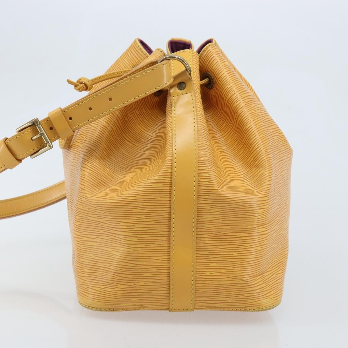 Louis Vuitton Petit Noe Epi Leather Yellow Leather Shoulder Bag Bag (Pre-Owned)