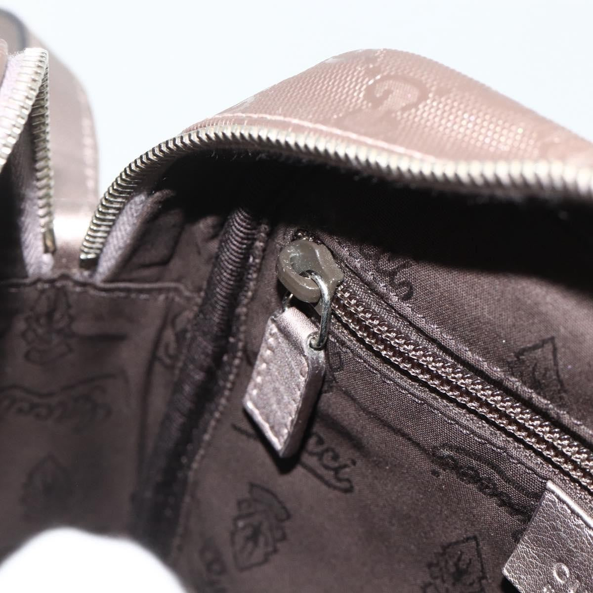 Gucci Zip Gg Imprime Pink Canvas Backpack Bag (Pre-Owned)