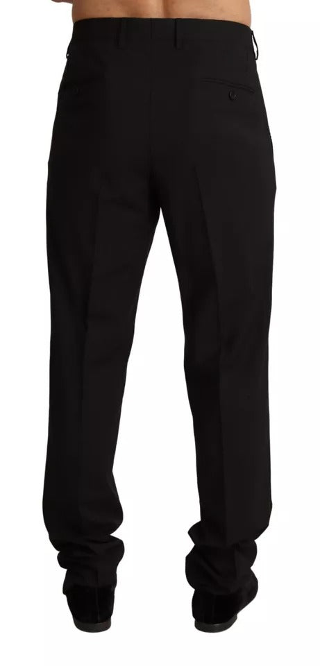 Dolce & Gabbana Black Dress Formal Skinny Men's Pants