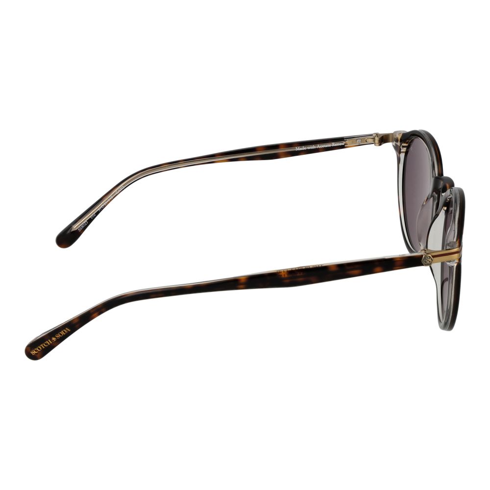 Scotch & Soda Brown Acetate Men's Sunglasses