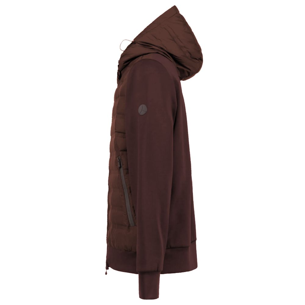 People Of Shibuya Brown Polyester Men's Jacket
