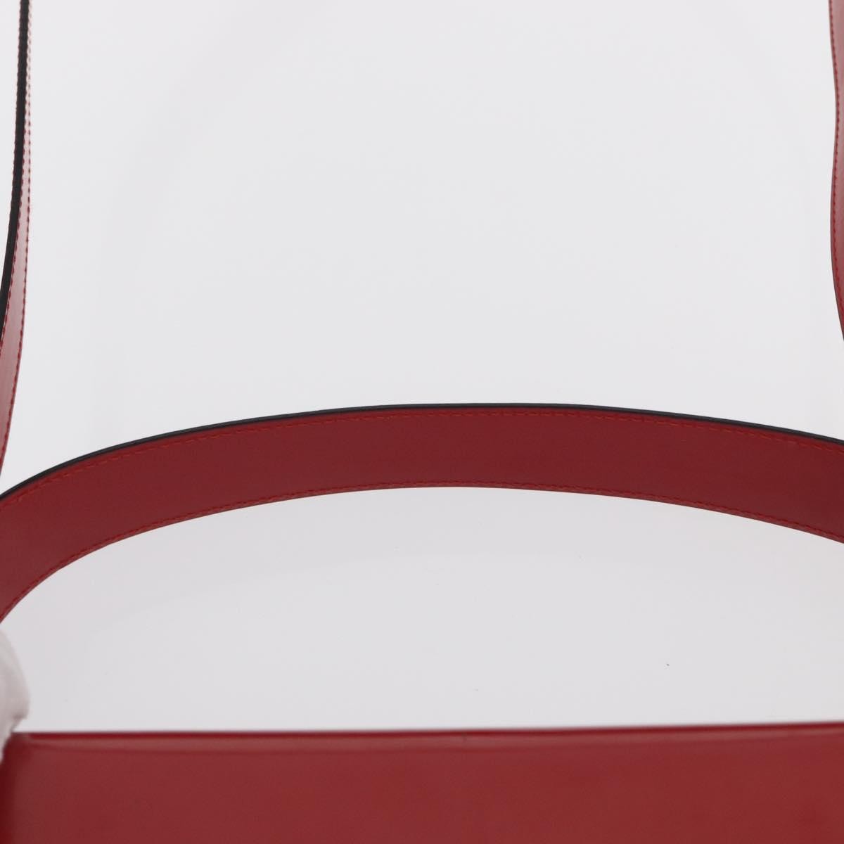 Salvatore Ferragamo Vala Leather Red Leather Handbag (Pre-Owned)