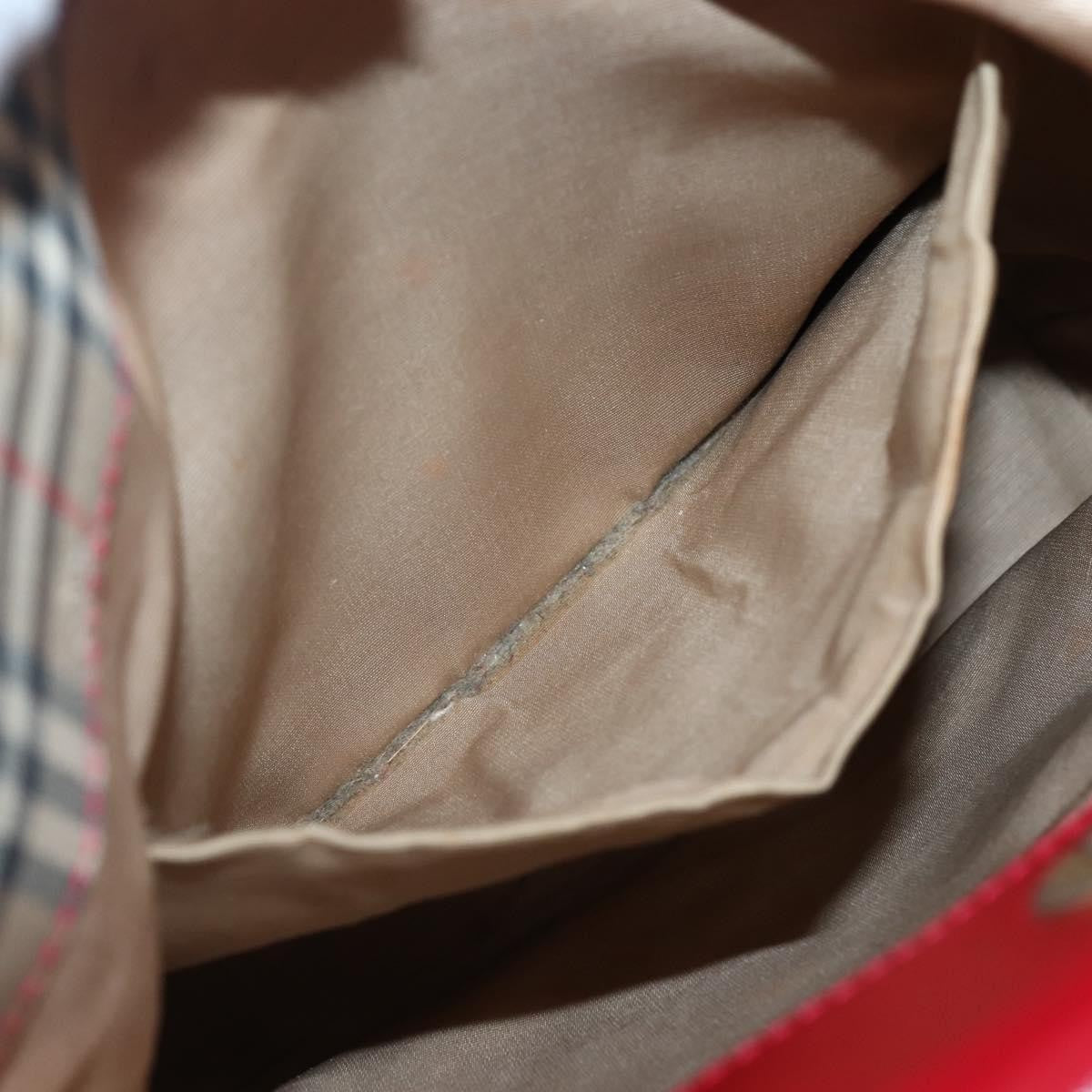 Burberry Nova Check Tote Canvas Check Pattern Beige Canvas Tote Bag Bag (Pre-Owned)